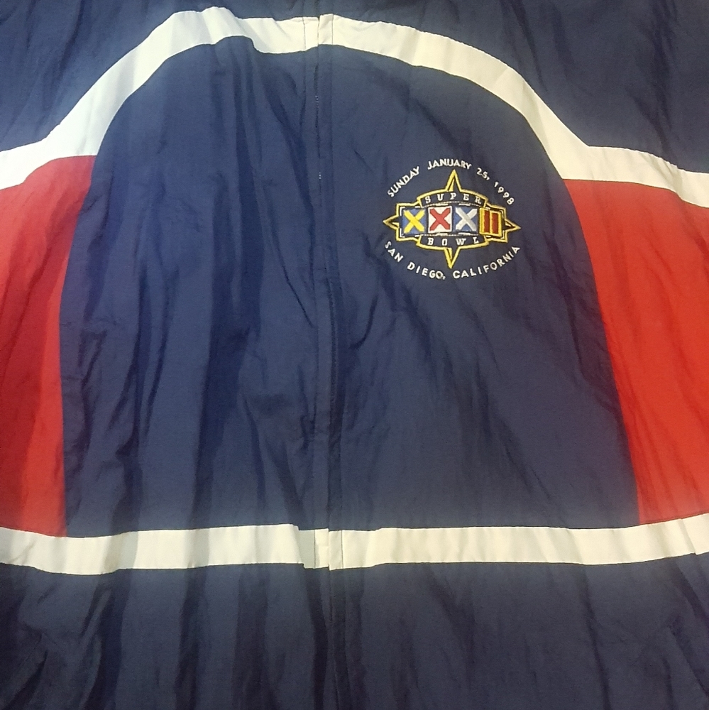Superbowl XXXII Logo Athletics windbreaker jacket